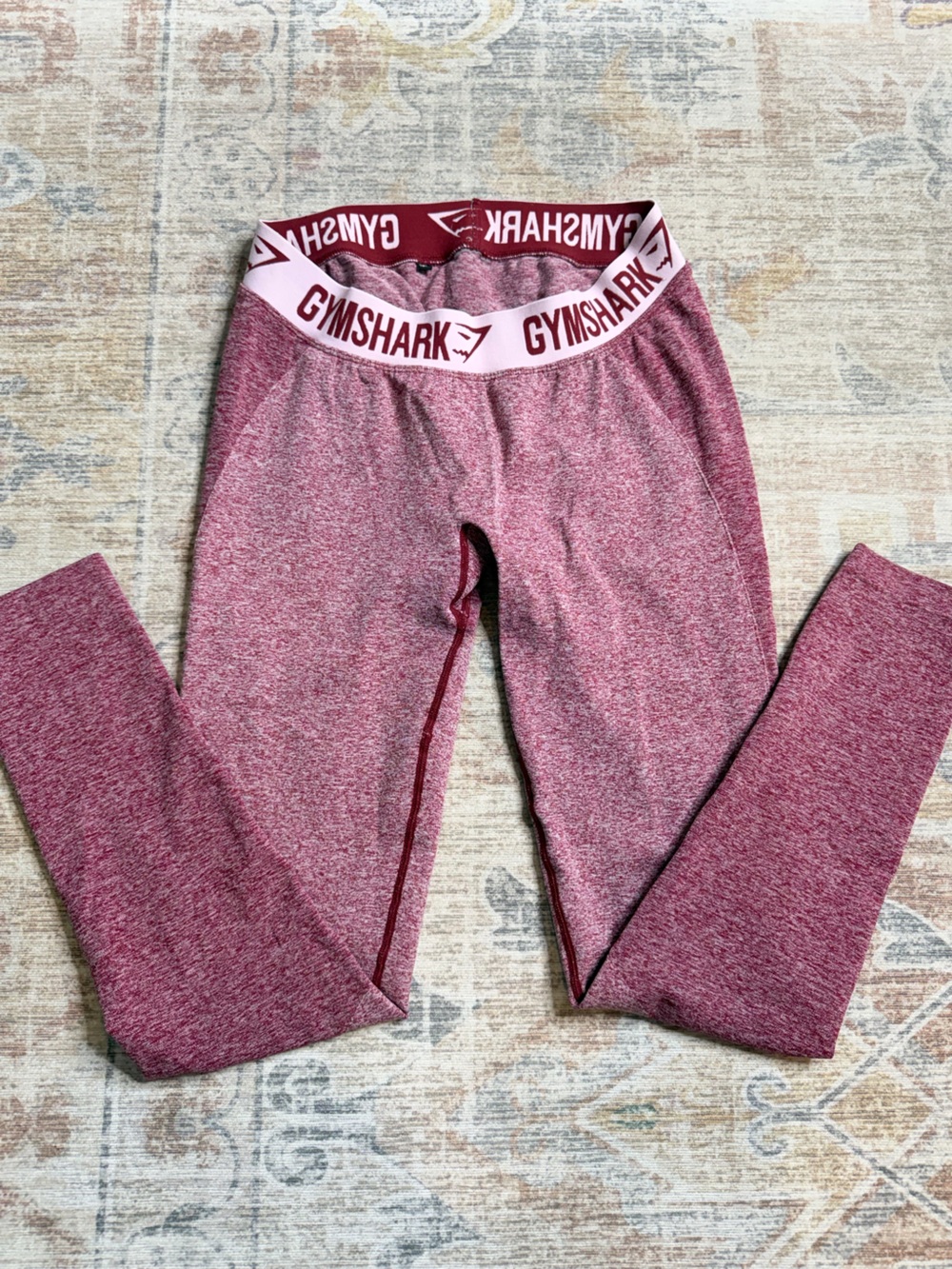Gymshark Heathered Berry Seamless Leggings